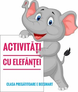 Litera E. Activități cu elefănței Litera E. Activități cu elefănței